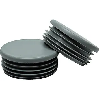 Zátka trubky plochá ø22x1,0-2,0 mm, LDPE, šedá