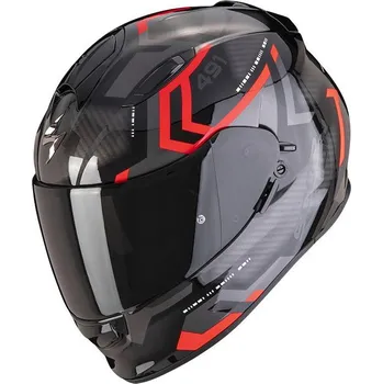 Helma na motorku SCORPION přilba EXO-491 Spin black/red - M