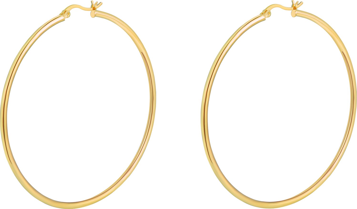 Olivie Stříbrné 4cm KRUHY GOLD 7072 Ag 925; ≤3,9 g.