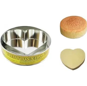 Nádoba na pečení Forma na dort 240 mm s vložkou ve tvaru srdce