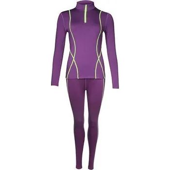 Set dámského termoprádla Merco Women Warm dámské termoprádlo fialová M + DÁREK
