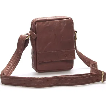 Kabelka Stylová kožená taška hnědá - Sendi Design Perth hnědá