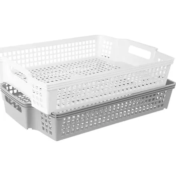 Úložný box Košík STACK stohovatelný 38,5x28x7 cm