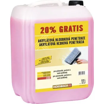 Penetrace Akrylátová hloubková penetrace Hornbach 10+2 l