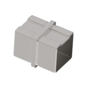 Zábradlí Hahn Steel Spoje profilů 40 x 40 x 2,0 mm, AISI 304 - brus