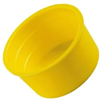 Krytka/zátka kónická Typ 1 D=27 mm, LDPE, žlutá
