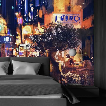 Tapeta Malvis ® Tapeta noční trh Vel. (šířka x výška): 216 x 140 cm