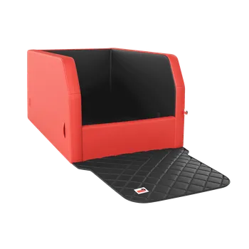 Obojek pro psa Mypado Prémiová autosedačka pro psy na zadní sedadlo Travelmat® – na míru Barva: Pepperblack