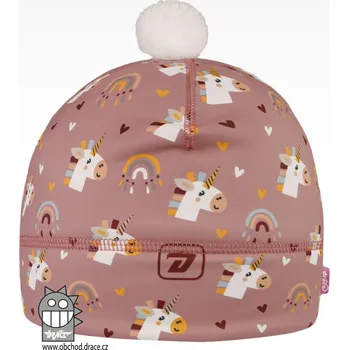 Čepice Dívčí zimní funkční čepice Dráče - Flavio 142, starorůžová Barva: Růžová, Velikost: S 50-52