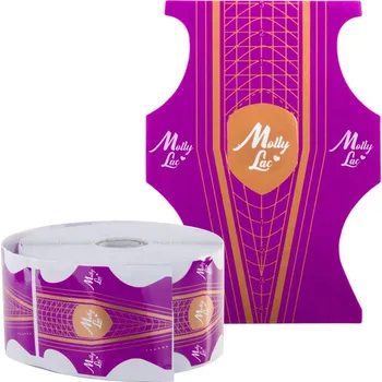 Umělé nehty Šablony na nehty oboustranné MollyLac point 500 ks