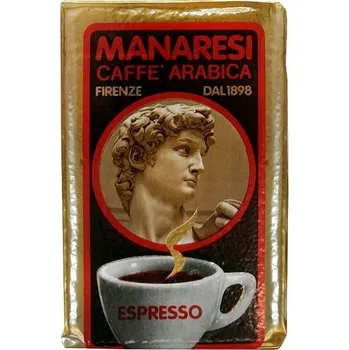 Káva Manaresi Italian espresso, mletá káva, 250g.