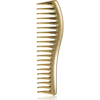 Janeke Gold Line Wavy Comb for Gel Application hřeben na vlasy k nanášení gelových produktů 18,5 x 5 cm 1 ks