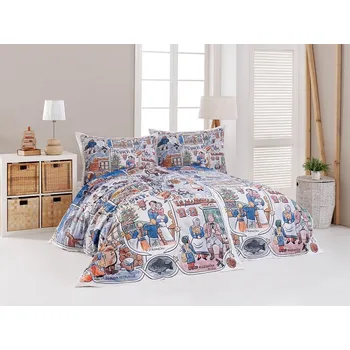 Povlečení Matějovský Josef Lada Vánoce 140 x 220, 70 x 90 zipový uzávěr