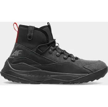 Pánská zimní obuv 4F 4FAW22FWINM002 DEEP BLACK Pánské boty EU 46