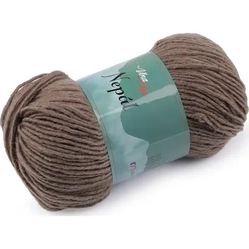 Příze Pletací příze Nepál 100 g, barva 3 (6225) béžová
