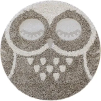 Koberec BALTA Kusový koberec A1 NYRA 15527/365 BARVA: Béžová, ROZMĚR: kruh Ø 120 cm