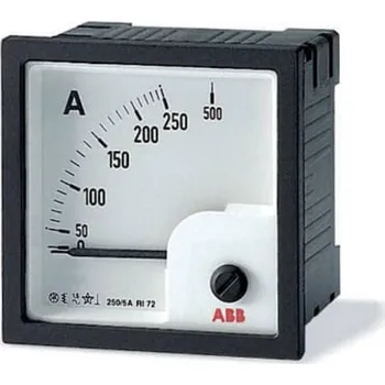 ABB AMT1-A5/72 Ampérmetr AMT1-A5/72 pro montáž do skříňového rozvaděče