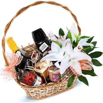 Dárkový potravinový koš Dárkový koš Lilie