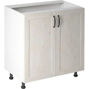 Kuchyňská linka Spodní skříňka, bílá/sosna skandinávská, ROYAL D80