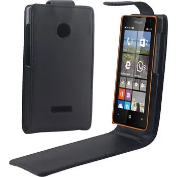 Pouzdro na mobilní telefon Pouzdro TVC FlipCase pro Microsoft Lumia 435 Barva: Černá