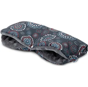 Přeprava dětí Rukavník na kočárek Sensillo černé rozety