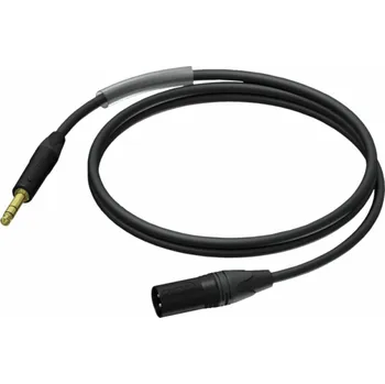 Audio kabel Samec XLR kabel - Samec Stereo Ultraflex Jack 1,5m