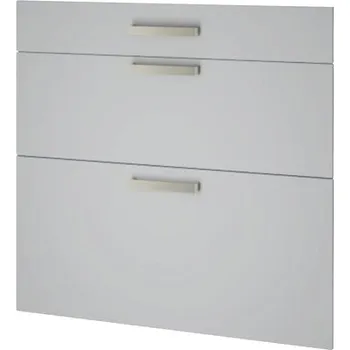 Kuchyňská skříňka Skříňkové dveře BE SMART Modern XL C 80 3Z šedá lesk