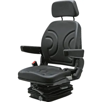 Sedadlo Traktorová odpružená sedačka s loketními opěrky a bezpečnostním pásem