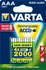 Článková baterie Varta Ready2Use HR03 Ni-MH 550mAh 1,2V AAA 4 ks