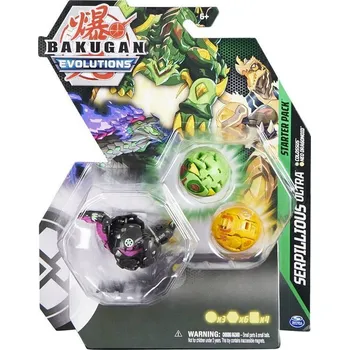 Spin Master Bakugan Evolutions 3 ks Startovací sada s4 SERPILLIOUS ULTRA & COLOSSUS & NEO DRAGONOID