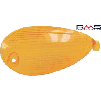 Osvětlení pro motocykl Sklo blinkru - pravé zadní RMS 246470130 oranžová Homologace