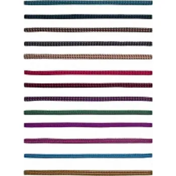 Tkaničky do bot Tkaničky Tobby kulaté 4mm black-red