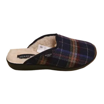 Pánské pantofle Pánské zateplené pantofle Barva: kárované, Velikost: 41
