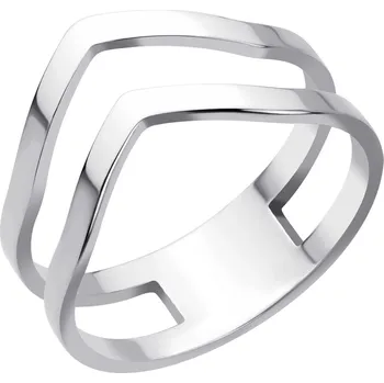 Prsten BRUNOshop.cz Prsten DVOJITÁ ŠIPKA Velikost: 5 (EU: 49 - 51)