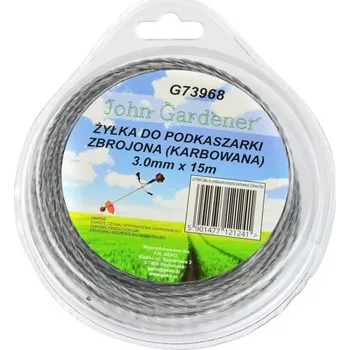 Struna do sekačky Struna do sekačky zesílená, 3,0mm, 15m, zvlněný profil, nylon GEKO nářadí G73968