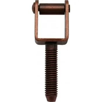 Dveřní kování Skoba okenní k zaš. M8x34,5 Staroměď BL.