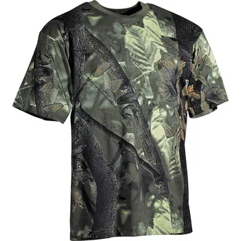 Pánské tričko MFH Triko krátký rukáv lovecké Hunter Green 170g/m2 Single Jersey MFH® 00105A Vyberte velikost: XXL