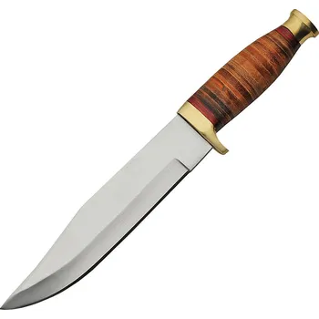 lovecký nůž Pakistan Bowie Stacked Leather
