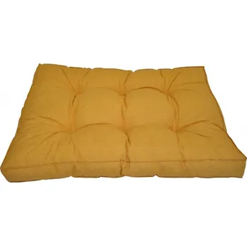 Pelíšek pro psa Nábytek PEGAS Matrace pro psa 80x57 cm žlutá