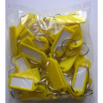 Rozlišovač klíče Visačka vel.kr.žlutá světl á50