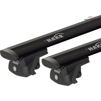 Příčníky Hakr Mercedes Benz GL (X166) 2013-2016 s podélníky, wing černé (0013,5003 černé wing profile)