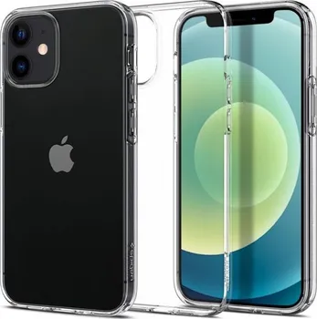 Pouzdro na mobilní telefon Spigen Liquid Crystal pro Apple iPhone 12 Mini čiré