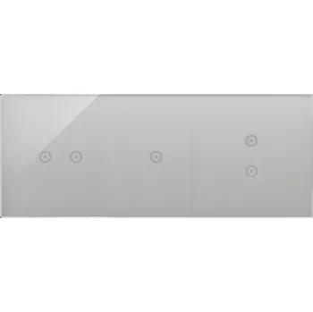 Elektrická zásuvka SIMON DSTR3213/71 Moduly s dotykovým panelem 3 bouřková/stříbro