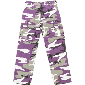 Pánské kalhoty MMB Kalhoty BDU fialové maskování Lila Camo MMB® Velikost: S