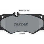 Sada brzdových destiček, kotoučová brzda TEXTAR 2078401