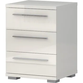Noční stolek Stolek noční béžový lesk PIANO NS3