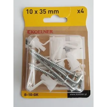 Hmoždinka BL-hmoždinka"BIGIPS"pr.8+hák 3.5x35 á6