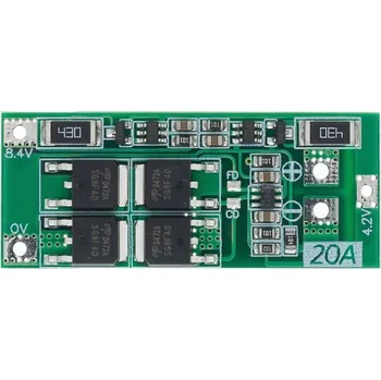 Nabíječka baterií Nabíječka, balancer a ochranný modul pro Li-Ion 2S (2 články) 20A 8.4V BMS