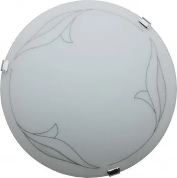 Arguslight 51120/30/12W LI Stropní svítidlo OPTIMA LED 12W sklo dekor list : Barva LED - 4000K, Háčky - mosaz