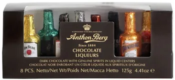 Bonboniéra Anthon Berg Alkoholové lahvičky 125 g